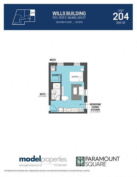 1826 Race Street Studio-1 Bed Apartment for Rent - Photo Gallery 12